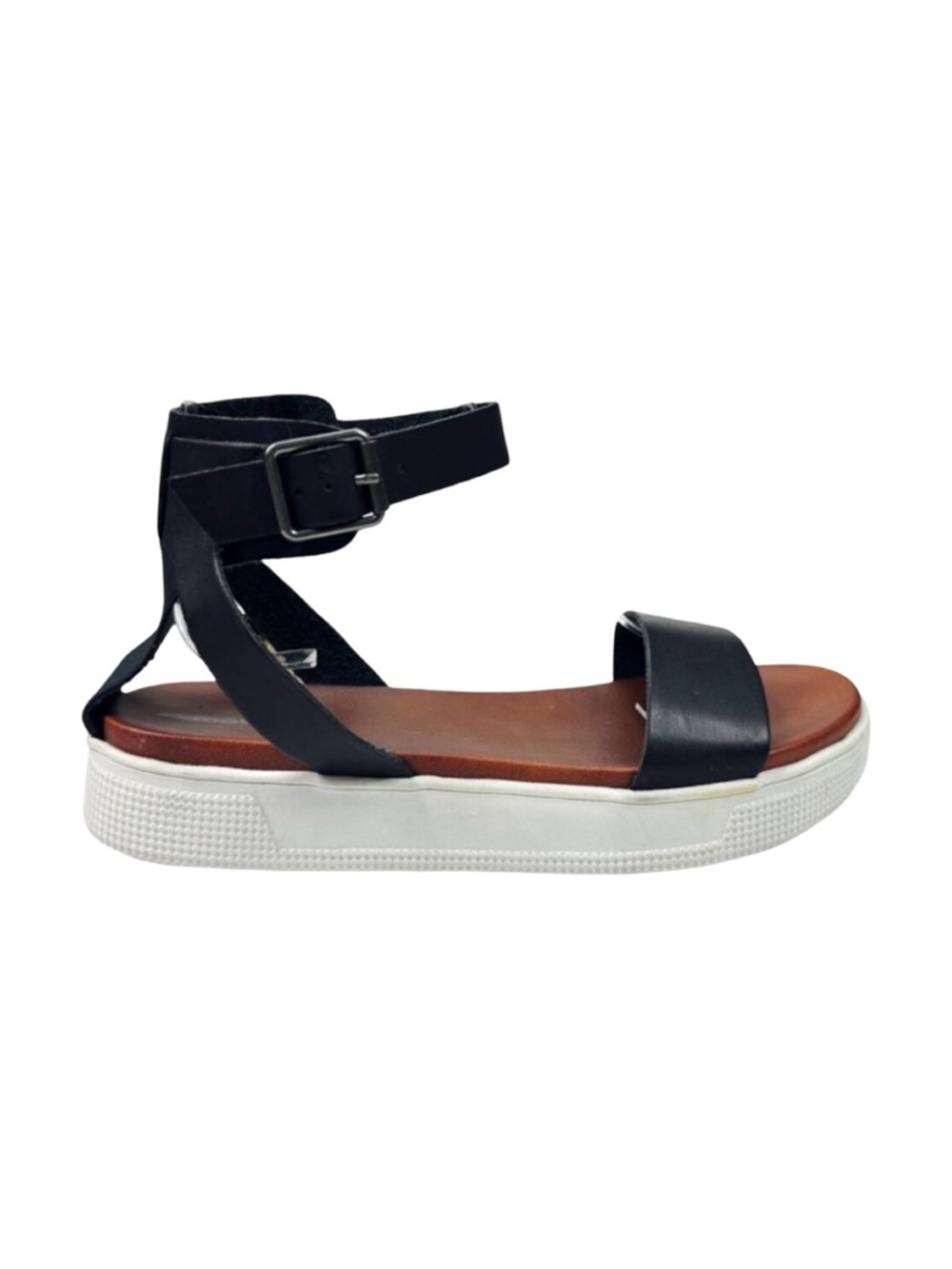 Maurices Hadly Black Ankle Strap Platform Sandals - Size 8